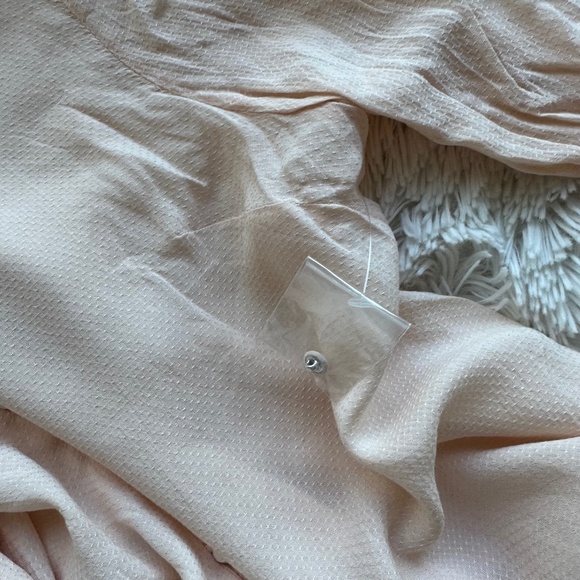 NWOT MODCLOTH Thoroughly Ladylike Button-Up Top in Peach Size XL Extra Large - Picture 6 of 12